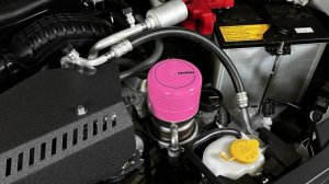 Subaru BRZ Oil Filter Cover - Perrin Performance - Hyper Pink - `13-`25